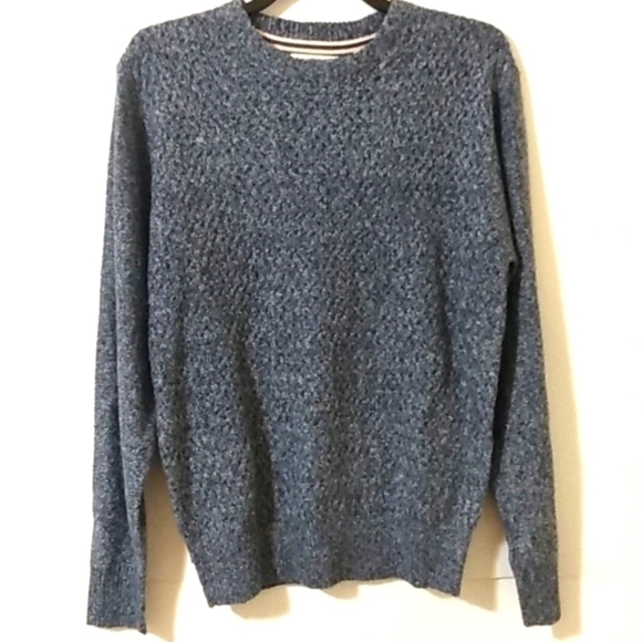 WEATHERPROOF VINTAGE NAVY BLUE WHITE PULLOVER CREW NECK SWEATER SIZE SMALL NWT - Picture 1 of 6